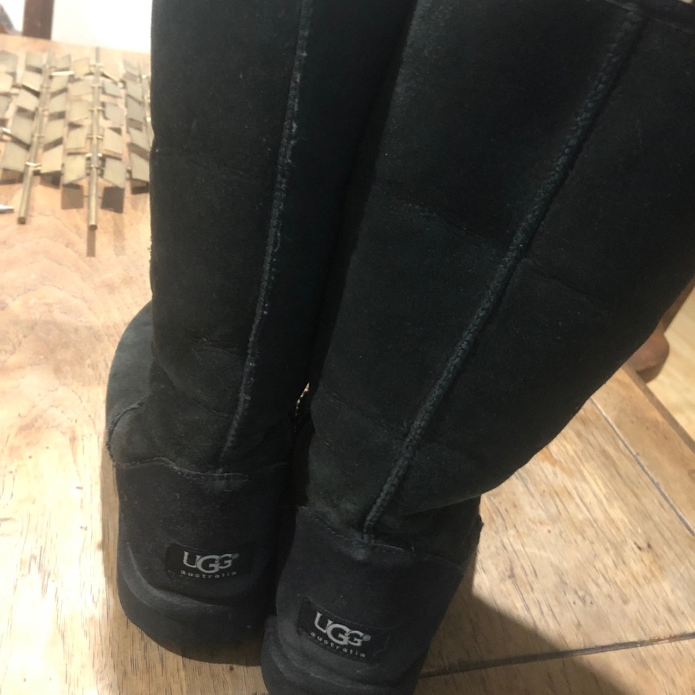 black tall ugg boots
